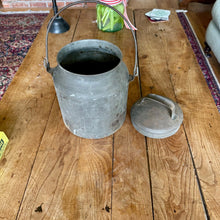Load image into Gallery viewer, Antique Metal Milk Canister w/ Removable Top | Great for Flowers - The Celtic Farm