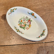 Load image into Gallery viewer, Antique RKG Czech Porcelain Bird &amp; Flower Tray - The Celtic Farm