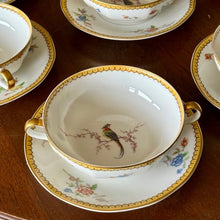 Load image into Gallery viewer, French Limoges Haviland Eden Soup Bowls &amp; Plate Setting - The Celtic Farm