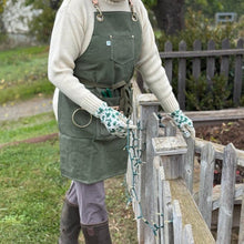 Load image into Gallery viewer, Gardening Apron - Waxed Canvas Apron with Pockets - The Celtic Farm