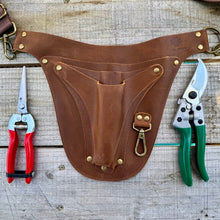 Load image into Gallery viewer, The Precision Garden Tool Bundle – Leather Belt, Carbon Pruners &amp; Micro - Tip Shears - The Celtic Farm