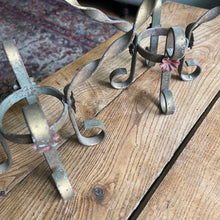 Load image into Gallery viewer, Unique Vintage Loop Candle Holders - The Celtic Farm