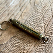Load image into Gallery viewer, Vintage Brass Hanging Scale - Patent 1867 - The Celtic Farm