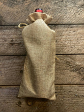Load image into Gallery viewer, burlap wine bags jute wine holder