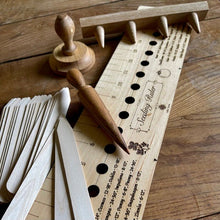 Load image into Gallery viewer, Garden Gift Set - Maple Seed and Bed Ruler, Dibblers, Pot Tamper and Markers - The Celtic Farm