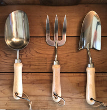 Load image into Gallery viewer, Garden Hand Tool Set - Hardwood and Stainless - The Celtic Farm