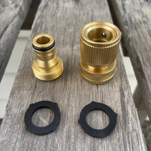 Load image into Gallery viewer, Garden Hose Brass Quick Connect Connector - The Celtic Farm