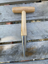 Load image into Gallery viewer, Garden Seed Dibber (Dibble) - Wood and Stainless Seed Planter - The Celtic Farm