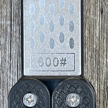Load image into Gallery viewer, Garden Tool Sharpener - Diamond + Carbon Steel Hone Reversible Paddle For Sharpening Pruners, Clippers Mower Blades and Scissors - The Celtic Farm