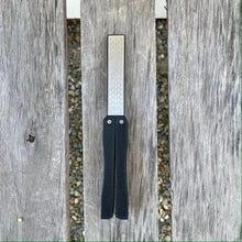 Load image into Gallery viewer, Garden Tool Sharpener - Diamond + Carbon Steel Hone Reversible Paddle For Sharpening Pruners, Clippers Mower Blades and Scissors - The Celtic Farm