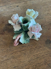 Load image into Gallery viewer, Italian Floral Ceramic Candle Holder (Capodimonte) - The Celtic Farm