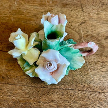 Load image into Gallery viewer, Italian Floral Ceramic Candle Holder (Capodimonte) - The Celtic Farm
