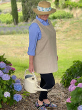 Load image into Gallery viewer, Linen Apron - French Style Crossback - The Celtic Farm