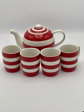 Load image into Gallery viewer, Mother's Day Tea Set - Cornishware - Betty Teapot and Two Mugs - The Celtic Farm