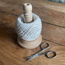 Load image into Gallery viewer, Oak String Tidy with Scissors and Twine - The Celtic Farm