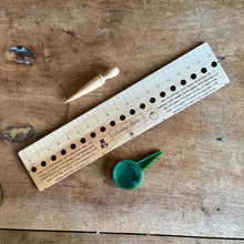 Load image into Gallery viewer, Seeding Gift Set - Dibble, Seeder and Ruler - The Celtic Farm
