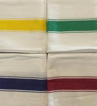 Load image into Gallery viewer, Striped Cotton Kitchen Towel Set (3) - High Weight Cotton Dish Towel Set with Herringbone Weave - The Celtic Farm
