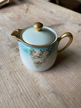 Load image into Gallery viewer, Vintage Hand-painted German Porcelain Teapot Creamer with Gold Trim (RS) - The Celtic Farm