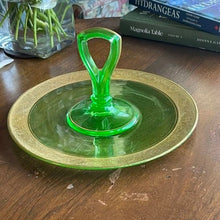 Load image into Gallery viewer, Vintage Ornamental Glass Sandwich Plate - The Celtic Farm
