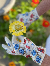Load image into Gallery viewer, Women's Floral Gardening and Project Gloves "The Caroline" - The Celtic Farm