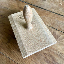 Load image into Gallery viewer, Wood Dibbler for Seed Trays &amp; Beds- Multiple Seed Hole Maker - The Celtic Farm