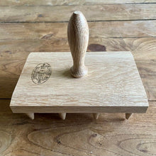 Load image into Gallery viewer, Wood Dibbler for Seed Trays &amp; Beds- Multiple Seed Hole Maker - The Celtic Farm