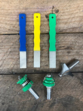 Load image into Gallery viewer, Woodworking Tool Sharpener Set - Diamond Hone Sharpening Paddles for Drill Bits, Router Bits, Chisels and Blades - The Celtic Farm